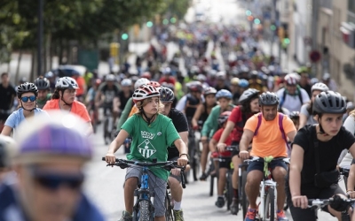 Una imatge de la Pedalada | Ajuntament de Sabadell