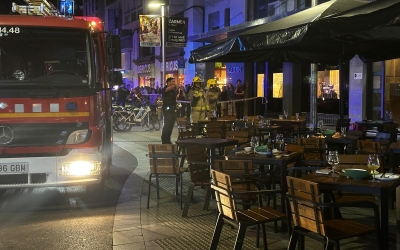 Ensurt en un local del Passeig Manresa