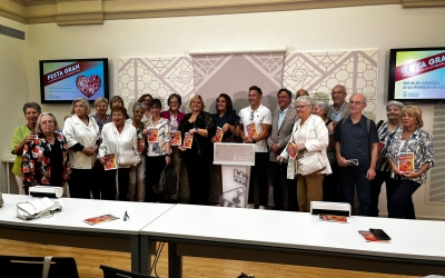 Entitats i Consell Consultiu a la presentació dels actes del Dia Internacional de la Gent Gran | Mireia Sans