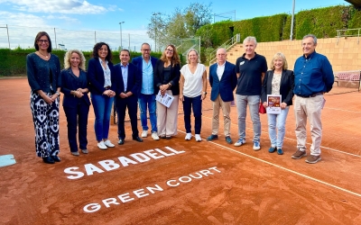 Presentació de l'Open Greencourt al Club Tennis Sabadell