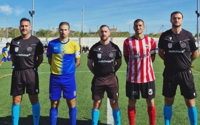 Fotografia de capitans abans del derbi | Manu Palacios