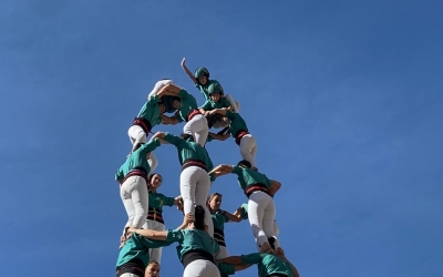 Els Castellers de Sabadell durant el 7d8 | Helena Molist