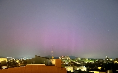 Aurora boreal a Sabadell | Pau Vituri