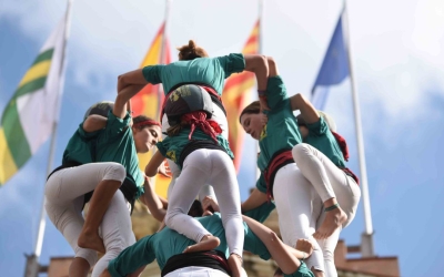 És la primera vegada que els Castellers de Sabadell van dissabte al concurs | Arxiu