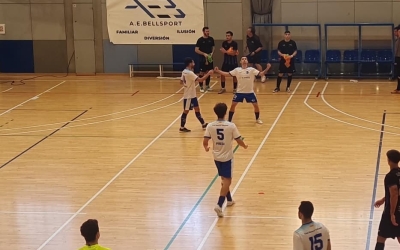 Celebració d'un dels gols del Natació Sabadell | CN Sabadell