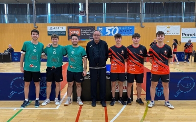 Presentació del partit entre el Club Natació Sabadell i el Tennis Taula Cassà | CNS tennis taula
