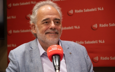 Javier Lafuente en una entrevista a Ràdio Sabadell | Roger Benet