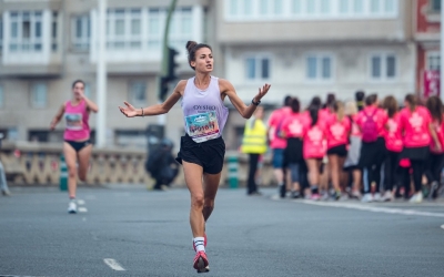 Laia González durant una cursa