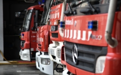 Camions al parc de Bombers de Sabadell | Roger Benet