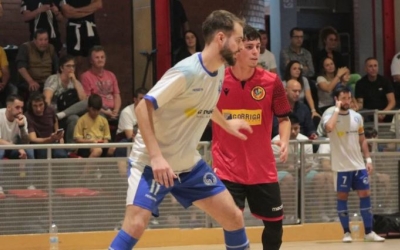 Pep Costajussà, en un partit en l'etapa amb el Club Natació Sabadell