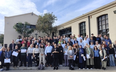 Foto de família dels participants als plans d'ocupació | Júlia Ramon