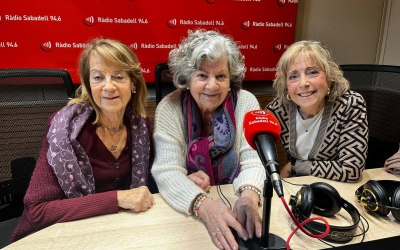 Part de l'equip de joguines a Ràdio Sabadell | Mireia Sans