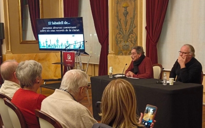 Alavedra i Uyà. durant la presentació de projecte | Karen Madrid