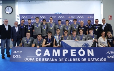 La plantilla masculina del Club, campiona d'Espanya | CNS