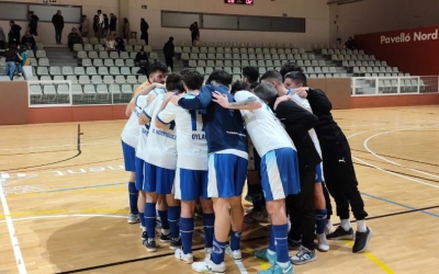 Pinya del Club Natació Sabadell de futbol sala