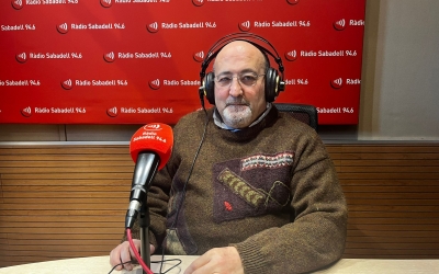 El rector de Sant Vicenç, Alfons Gea, a Ràdio Sabadell | Mireia Sans