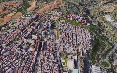 Simulació aèria del pas de la Ronda Nord per Sabadell | Ajuntament de Sabadell