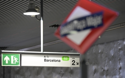 Una estació dels Ferrocarrils de la Generalitat a Sabadell | Roger Benet