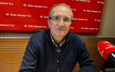 Jeroni Benavides, a Ràdio Sabadell | Mireia Sans