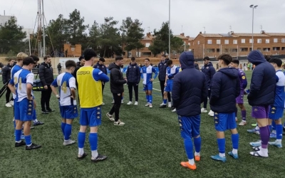 Pinya de Pep Oriol amb el CE Sabadell B