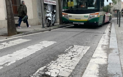 Imatge de la calçada del carrer Doctor Puig | Arxiu