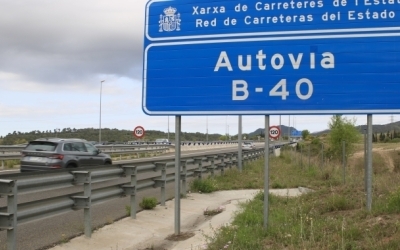 Un cartell de la B-40 | Arxiu