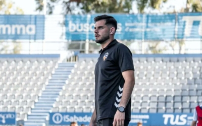 Pep Oriol, en un partit del filial a la Nova Creu Alta | @oriol_pep