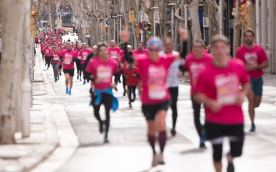 Imatge de l'última edició de la 'Corro contra el càncer'