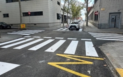 Un dels carrers renovats en el marc del pla 'Els diners als carrers' | Ajuntament de Sabadell