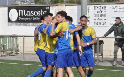 Celebració de gol del Sabadell Nord