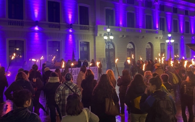 Moment de la marxa de torxes |