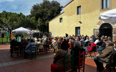 Els participants a la missa del Dia d'Andalusia dels Rocieros | Mireia Sans