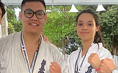Cui i López a Tailàndia després de guanyar el Low Kick Championship | Sho Ogawa