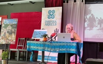 Laura Alcaide durant la presentació d'ahir | Alejandra Martínez