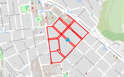 Carrers afectats per l'avaria | Aigües Sabadell