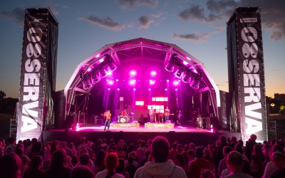Una imatge del concert de Sexenni i Doctor Prats, aquest divendres | Roger Benet