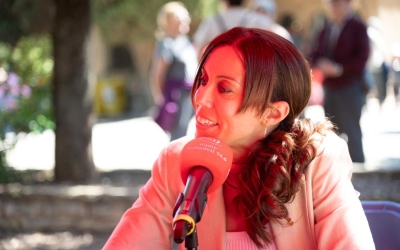 Marta Farrés durant l'entrevista a RàdioSabadell | Roger Benet