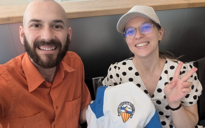 El Miki i la Dorota aquesta tarda a l'aeroport d'Estocolm | Cedida