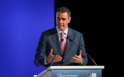 Pedro Sánchez a la inauguració de les Jornades del Cercle d'Economia | Jordi Borràs (ACN)