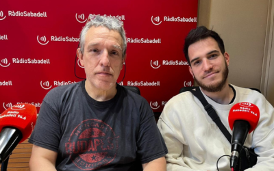 Llorenç i Cesc Domènech en una entrevista a RàdioSabadell 