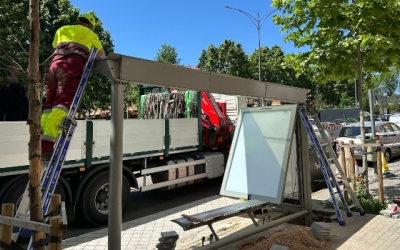 Instal·lació d'una marquesina | Ajuntament de Sabadell