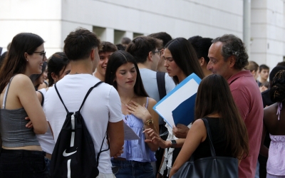 Alumnes durant les PAU | Roger Segura (ACN)