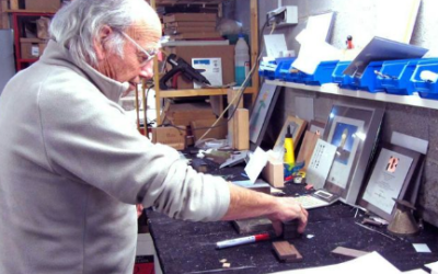 Fidel Roca al seu taller | Cedida (Pinterest Fidel Roca Joiers)
