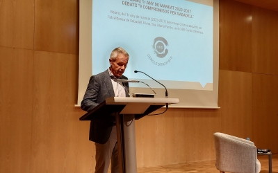 Joan Madaula, de la Plataforma Vàlua i portaveu d'SBD Cercle d'Entitats | Cedida