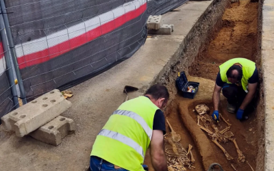 Membres d'Arrago durant les excavacions a Vilarrúbias