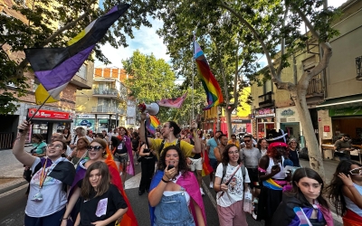 Moment de la manifestació 