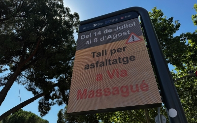 Durant les pròximes cinc setmanes es repararà la calçada de la Via Massagué | Marc Ortín