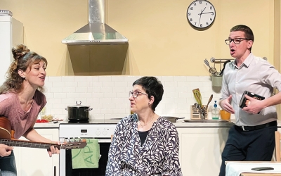  Lloll Beltran, Jordi Andújar i Núria Cuyàs a l'obra
