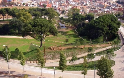 Un dels parcs urbans de Sabadell 