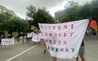 Moment de la manifestació